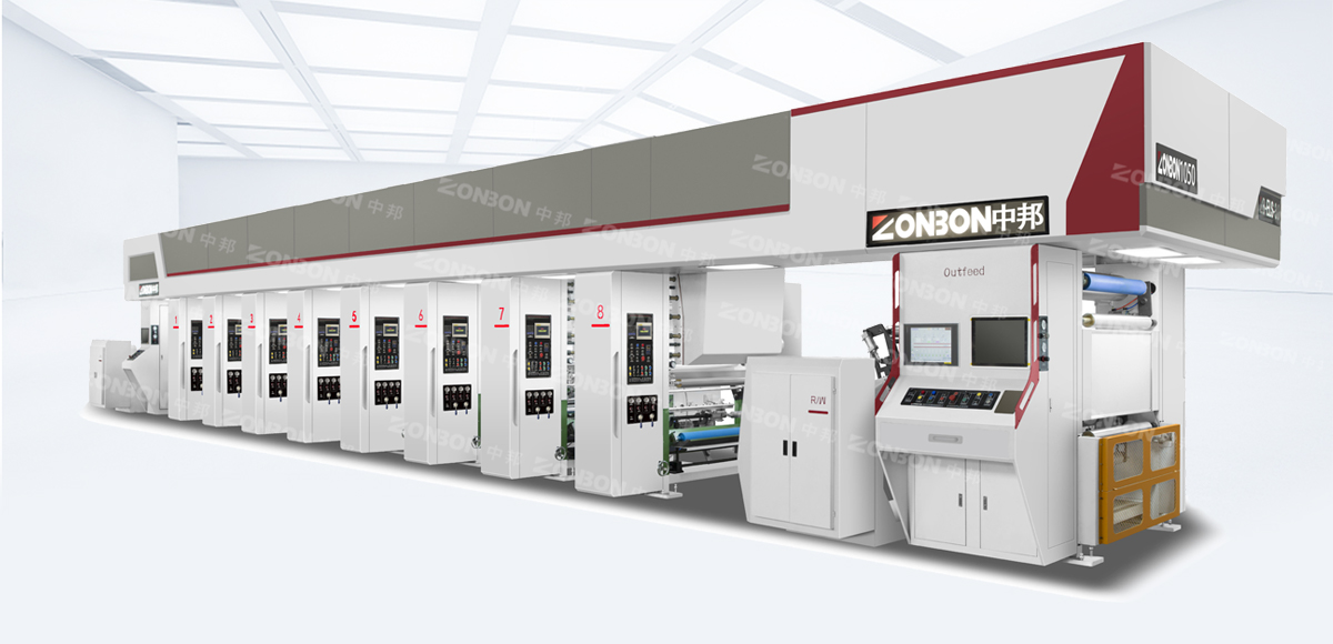 ELS-400 Electronic shaft gravure printing press