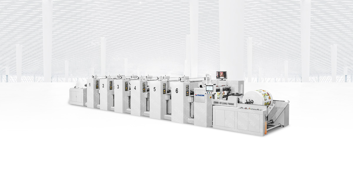 ZBR-E1000-1200 Petal flexographic printing machine