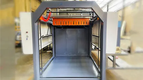 Delivery and automated jogging system of web cross cutting machine