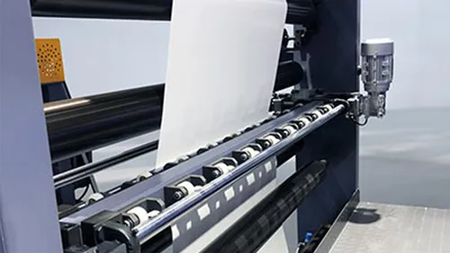 Electric double curl hair styler system for paper flattening on cross cutting machine