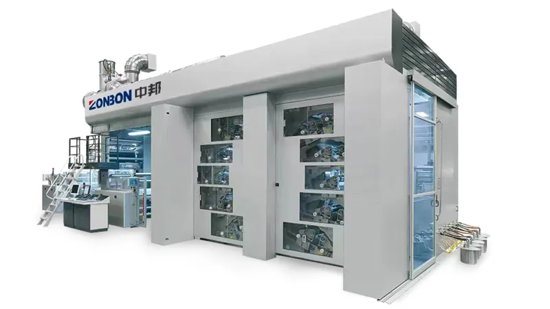 ZBR400 Gearless CI Flexo Printing Machine | Full Servo CI Flexographic Printing Press
