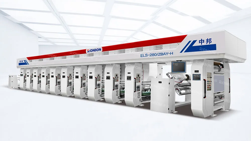 ELS-280 Electronic Shaft Gravure Printing Press | Rotogravure Printing Machine