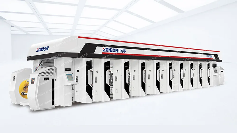 ELS-330 Electronic Shaft Gravure Printing Press | High Speed Rotogravure Printing Machine