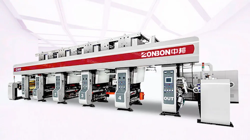 Wood Grain Paper Gravure Printing Machine ZBAY | PVC Decorative Paper Printing Press