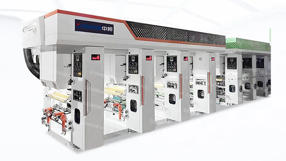 ZBAY-LX Gravure Printing Machine | Compact Rotogravure Printing Press
