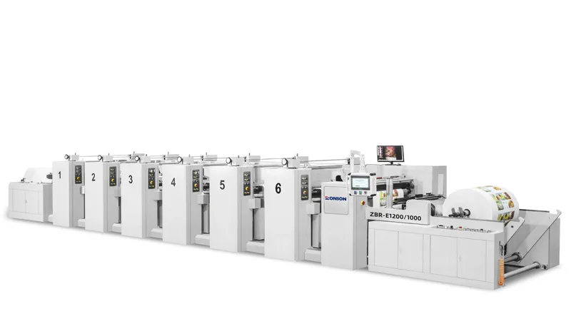 ZBR260E Inline Flexo Printing Machine | Servo Inline Flexographic Press for Paper Cup & Carton