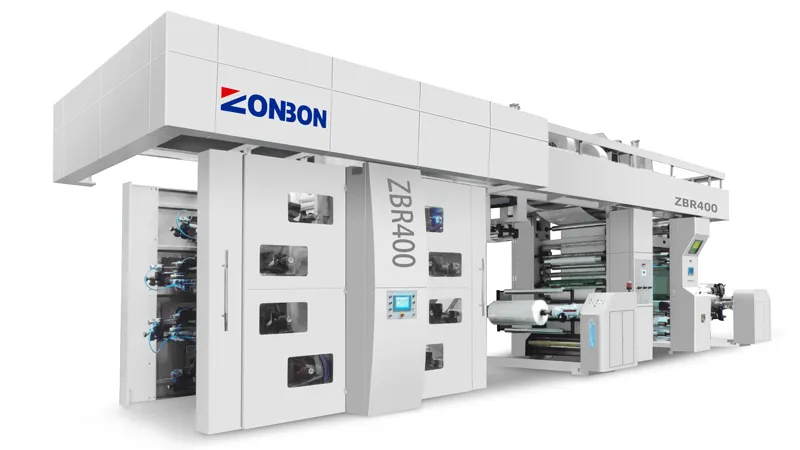 ZBR300 8 Color CI Flexo Printing Machine