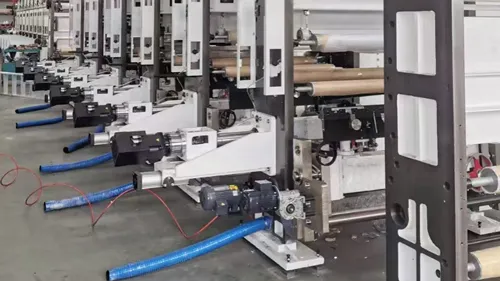 Servo driven printing unit of ZB500-ELS rotogravure printing machine
