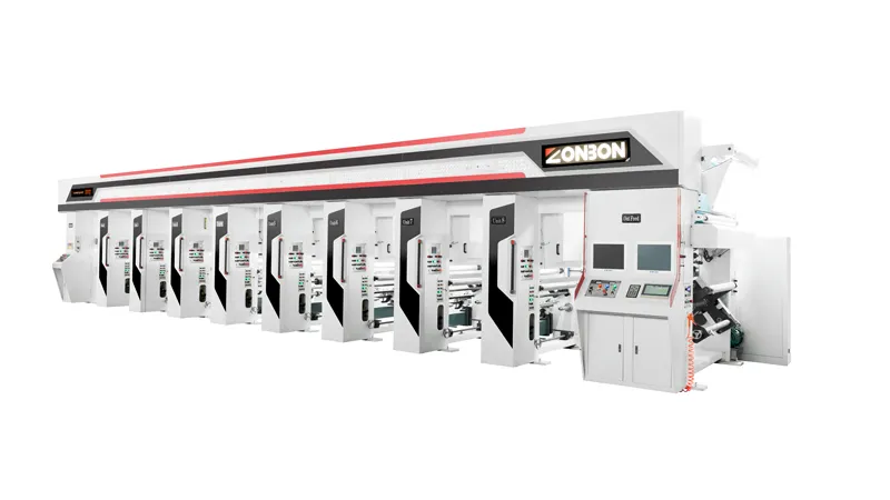 ZBAY-C180MLS Rotogravure Printing Machine High Speed Flexible Packaging Gravure Press