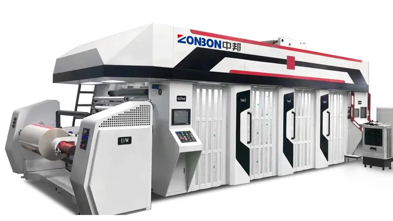 ZB300-ELS Tape Rotogravure Printing Machine | BOPP Adhesive Tape Printing Press