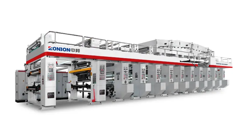 ZBAY-C180 Heat Transfer Rotogravure Printing Machine | Film & Textile Transfer Printing