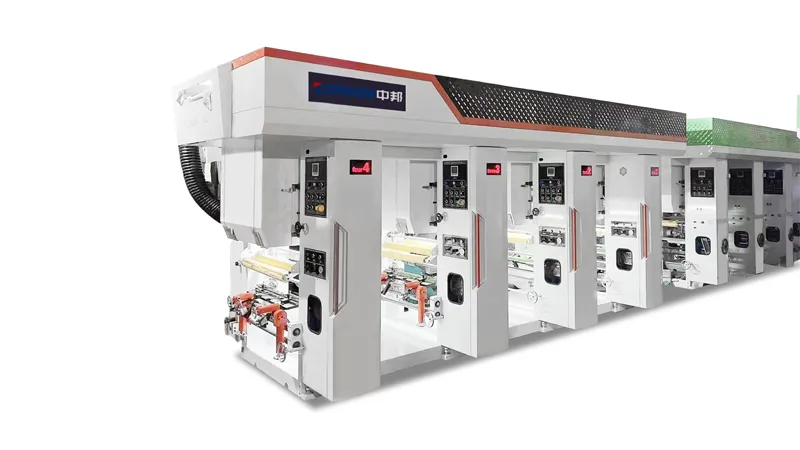 ZBAY-LX100 MLS Rotogravure Printing Machine | PE Film & Plastic Bag Printing Press Main View