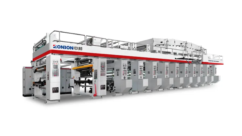 ZBAY-C180 Protective Film Printing Machine | PE Film Rotogravure Printing Press Main View