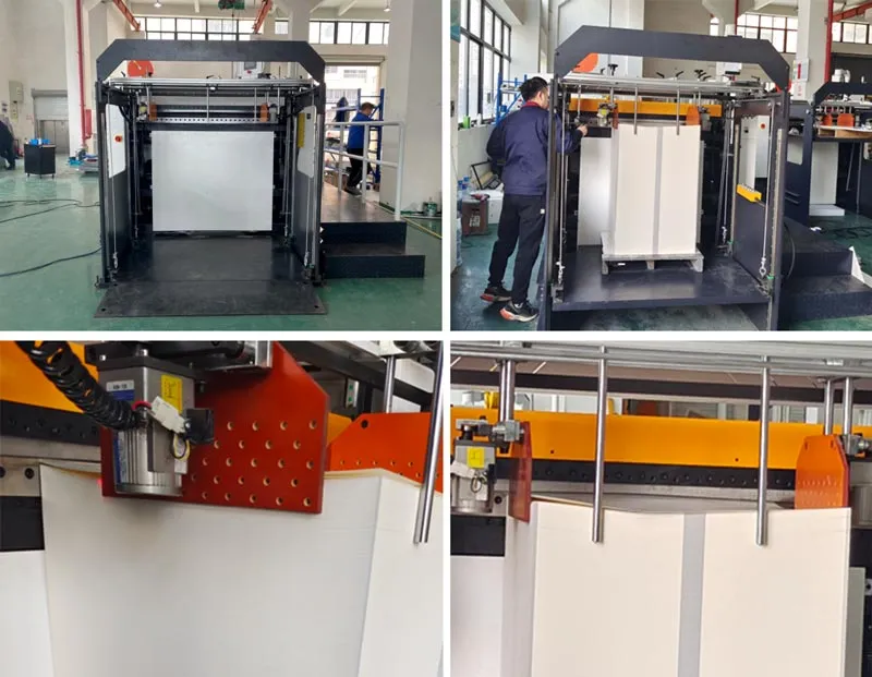 automatic stacker system cross cutting machine