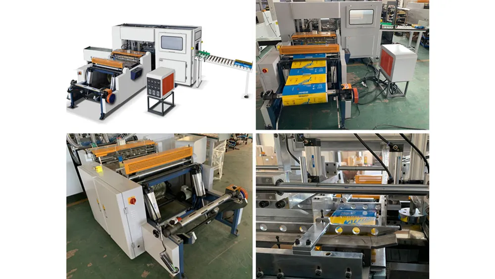 A4 A3 Copy Paper Cutting and Packing Machine | ZBBJ-U4 Roll to Sheet Line Application