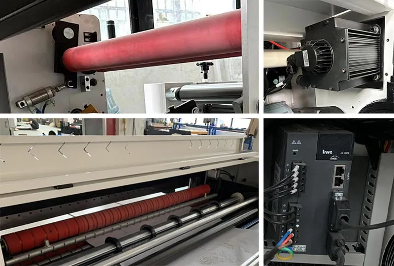 traction system servo control cross cutting machine