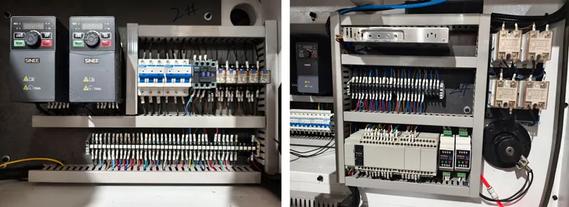 PLC control system touch screen paper cutting machine