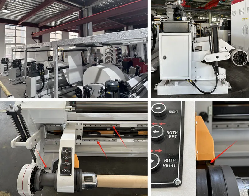 shaftless unwind system a4 paper cutting machine