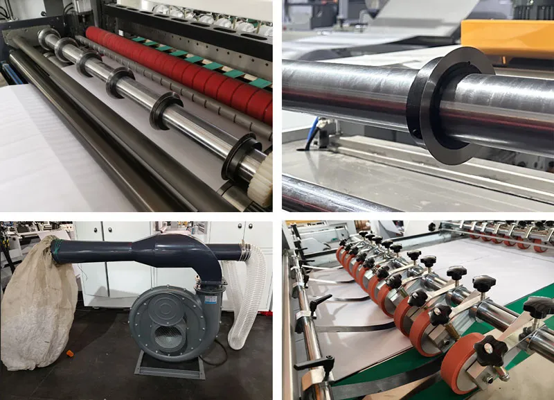 slitting system five knives trimming a4 paper cutting machine