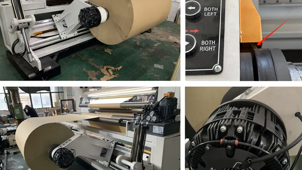 Heavy Duty Paper Slitting Machine ZBLM 1800-2600 Jumbo Roll Slitter Rewinder Operation