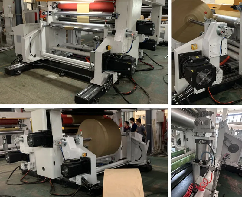 duplex rewind system heavy duty paper slitting machine