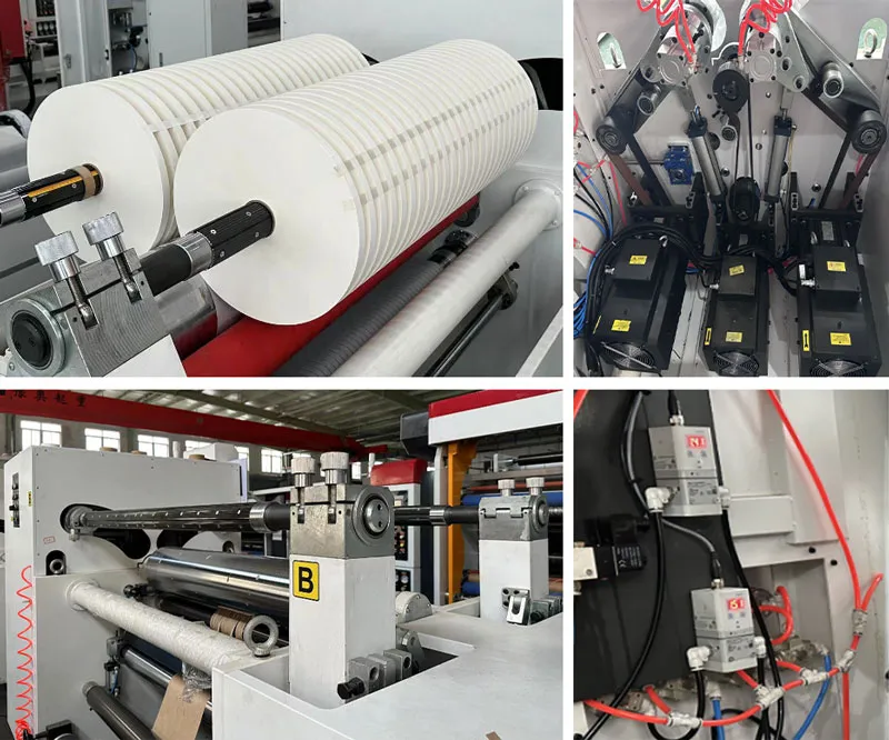 surface winding rewinding system narrow slitting machine