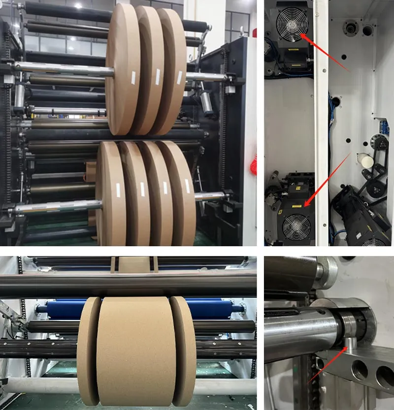 duplex rewind system center winding slitting machine