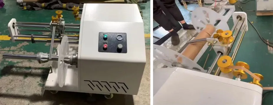 trimming rewinder system narrow slitting machine optional