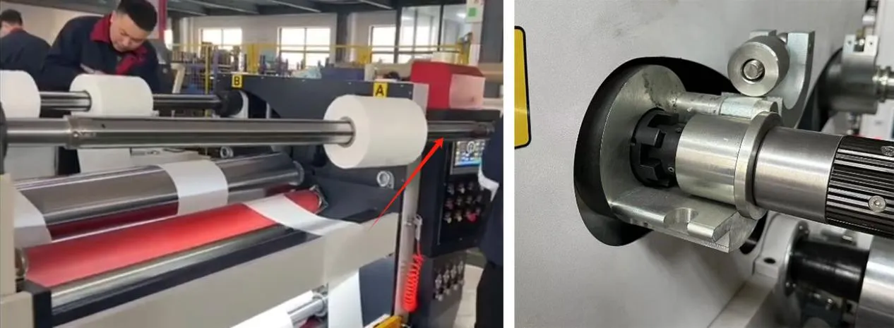 finished roll unloading system narrow slitting machine