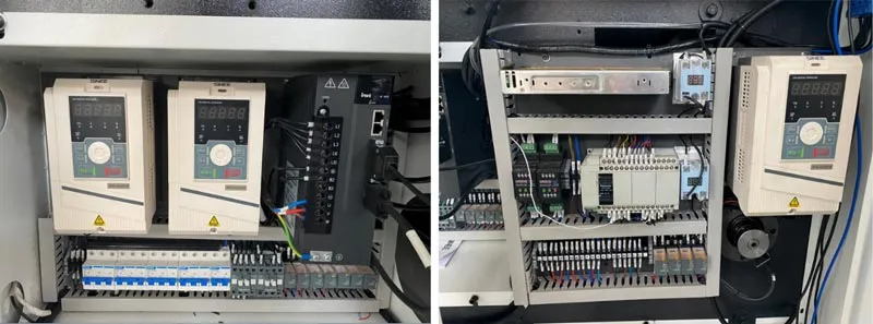 electrical unit cross cutting machine control system