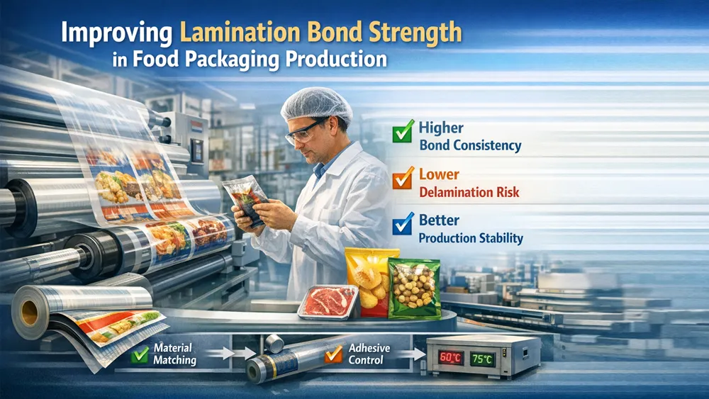 Improving Lamination Bond Strength in Food Packaging Production