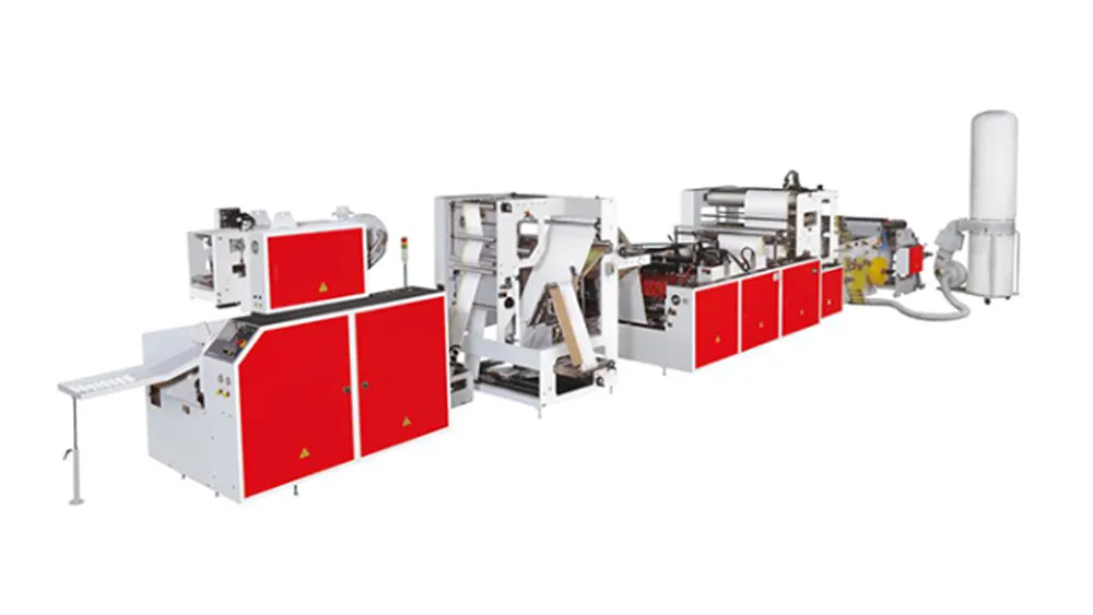 Drawstring Garbage Bag Making Machine for Roll Bags