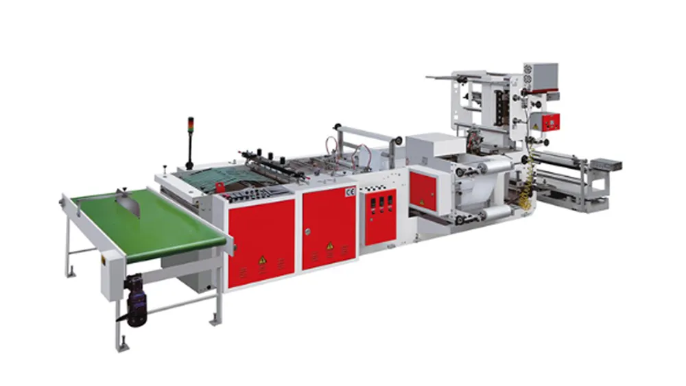 Fully Automatic Soft Loop Handle Bag Making Machine for Shopping Bags Main View