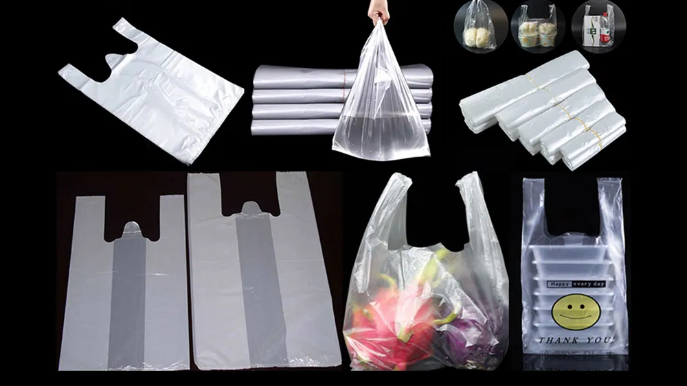 Big T Shirt Bag Making Machine for Large Vest Bags Operation