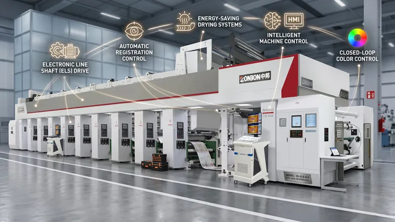 5 Key Features of High-Efficiency Rotogravure Printing Machines