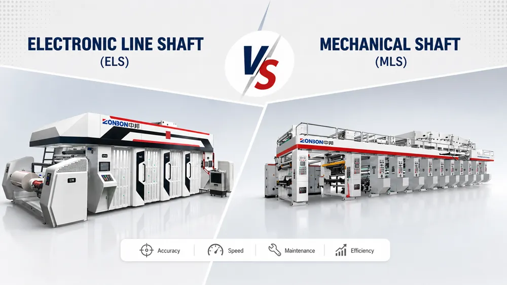Electronic Line Shaft vs Mechanical Shaft in Gravure Printing