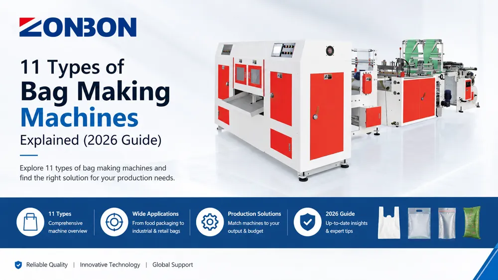11 Types of Bag Making Machines Explained (2026 Guide)