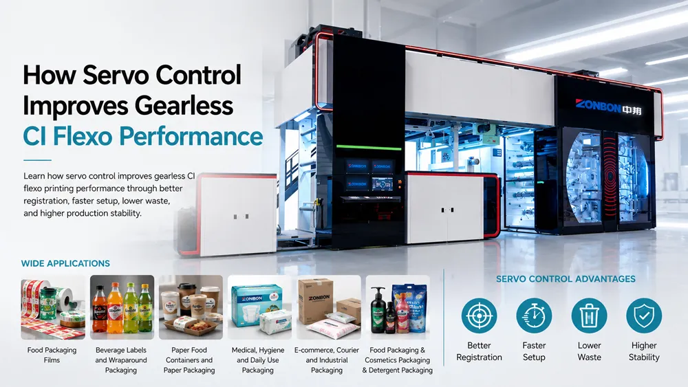 How Servo Control Improves Gearless CI Flexo Performance
