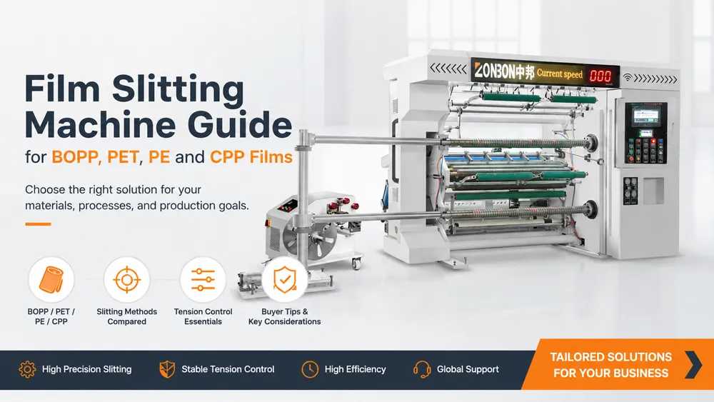 Film Slitting Machine Guide for BOPP, PET, PE and CPP Films