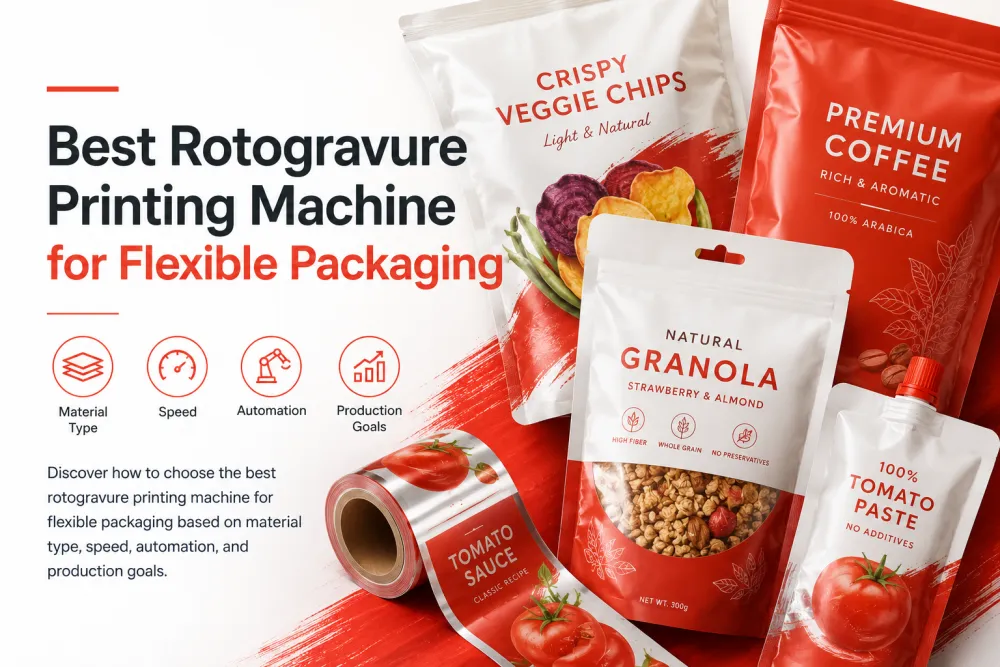 Best Rotogravure Printing Machine for Flexible Packaging