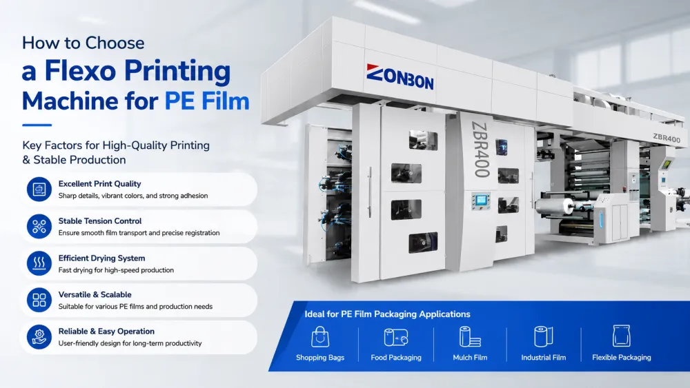 How to Choose a Flexo Printing Machine for PE Film
