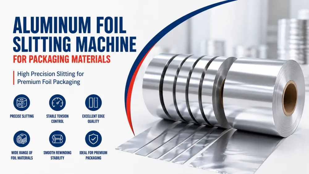 Aluminum Foil Slitting Machine for Packaging Materials