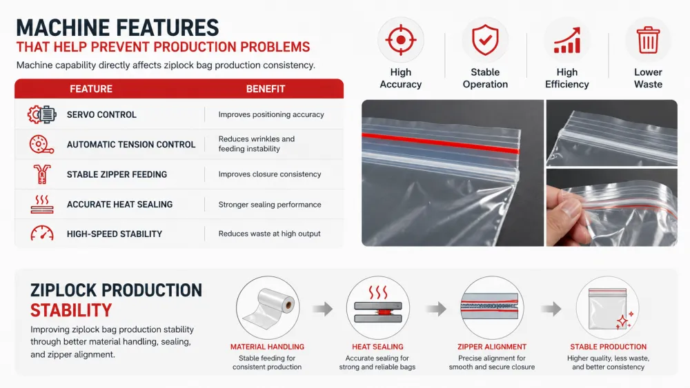 Ziplock Production Stability