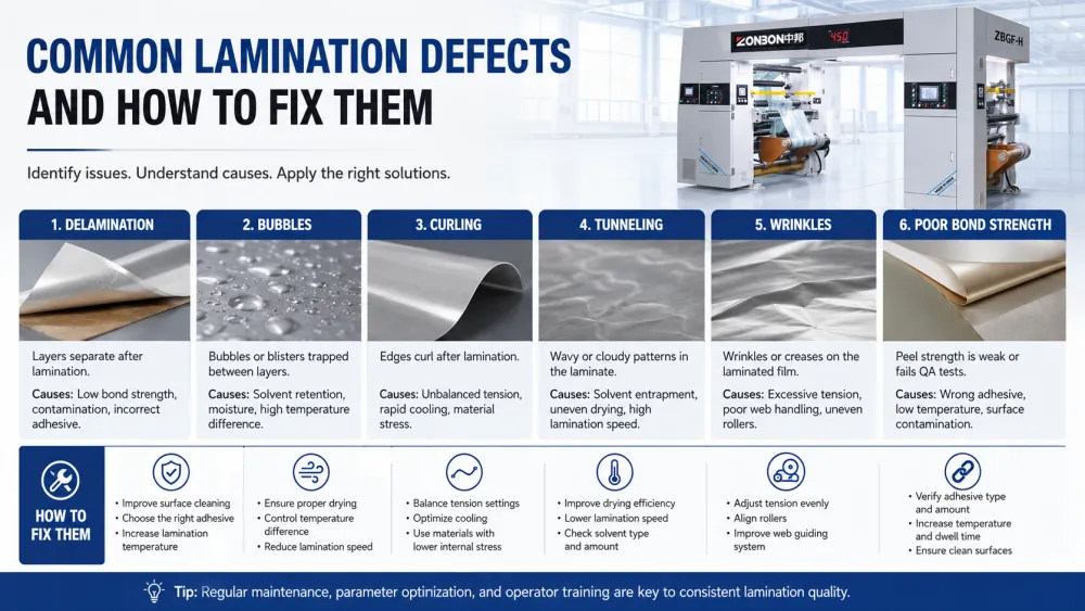 Common Lamination Defects and How to Fix Them