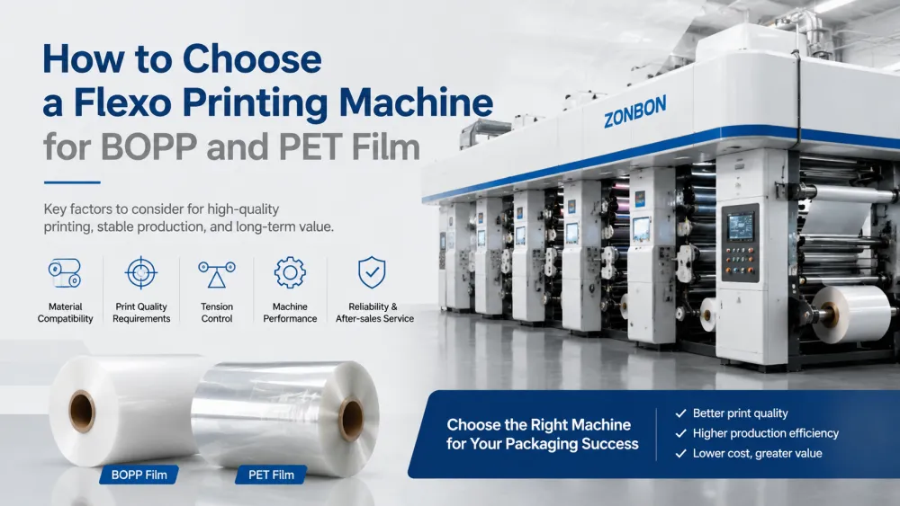 Why CI Flexo Printing Machines Are Needed for BOPP & PET Film