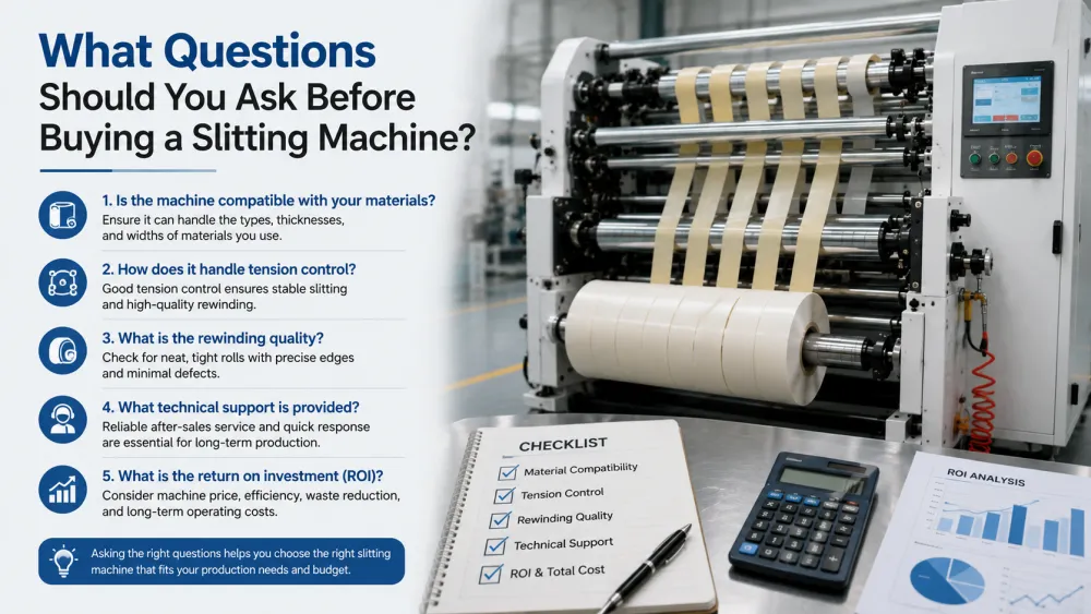 What Questions Should You Ask Before Buying a Slitting Machine?