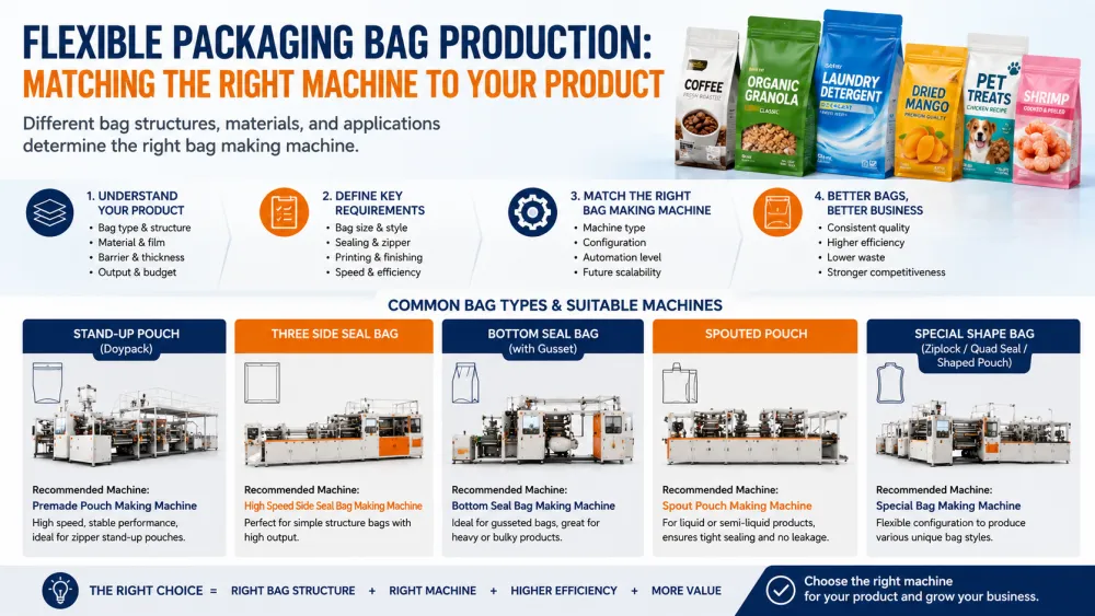 Flexible Packaging Bag Production Machine Selection