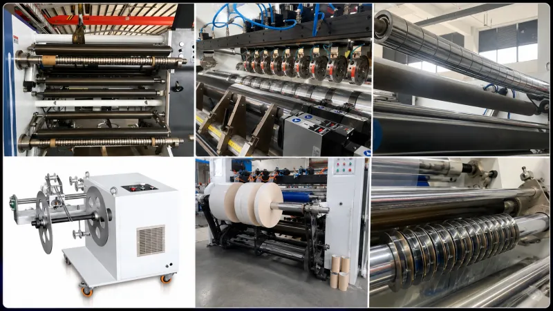 ZBFQ-1550E Automatic Slitter Rewinder for Labels & Film Application