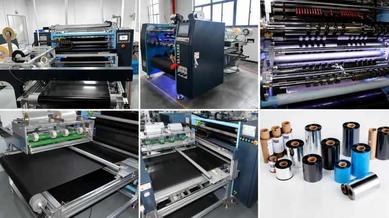 ZBFQ500TTR Automatic Ribbon Slitting Machine for TTR Production Details
