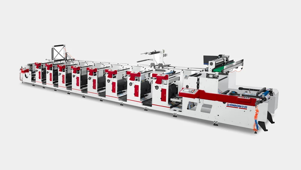 Narrow Web Flexographic Printing Press for Self-Adhesive Label Printing Main View